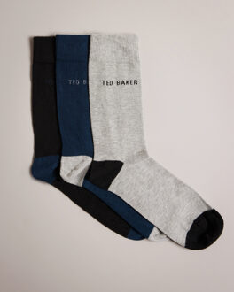 Ted Baker Mixxed Driepack Sokken, Assortiment Veelkleurig