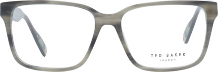Ted Baker rechthoek unisex grijze hoornglazen frames Grijs