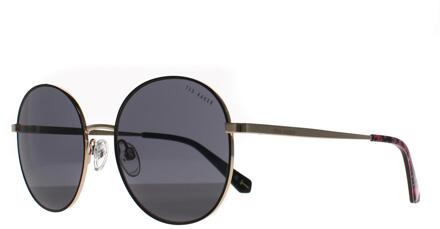 Ted Baker Rond Zwart Glimmend Goud Grijs TB1744 Viola - One Size