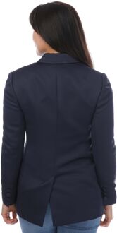 Ted Baker Seraph Double Breasted Satin Boyfriend Blazer in Blauw - EU 36 / UK 8
