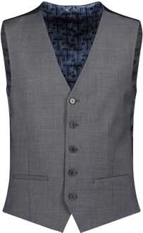 Ted Baker Slim Fit Panama heren bodywarmer in antraciet Houtskool