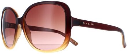 Ted Baker TB1312 Krash 142 zwart bruine zonnebril - maat