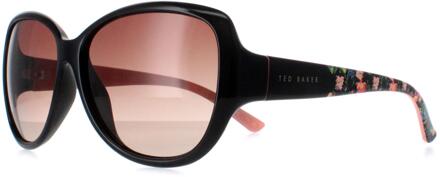 Ted Baker TB1394 Shay 220 zwart bruin gradiënt zonnebril - One Size