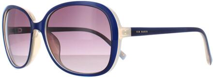 Ted Baker TB1603 Rios 608 donkerblauw grijze zonnebril - maat