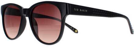 Ted Baker TB1627 Ware 001 zwart bruin gradiënt zonnebril - One Size