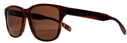 Ted Baker TB8232 151 bruin hoornen zonnebril - One Size
