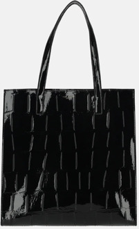 Ted Baker Vannda shopper croco black Zwart