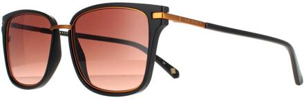 Ted Baker Vierkant unisex Black Brown Gradiënt TB1620 MATA Zwart - One Size
