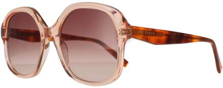 Ted Baker Vierkant Vrouwen Kristal Oranje Roze Kleurverloop TB1685 Eloise Transparant - One Size