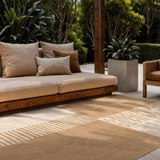 Ted Baker Vloerkleed Acacia Rechthoekig - Jute Wit 230x160cm - Polypropyleen - Dekbed-Discounter.nl