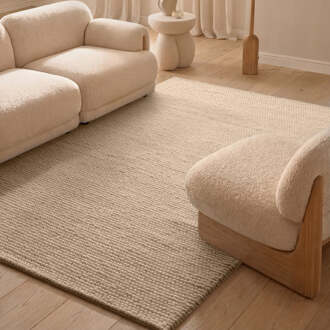 Ted Baker Vloerkleed Diana Rechthoekig - Lichtbeige 170x120cm - Wol - Dekbed-Discounter.nl