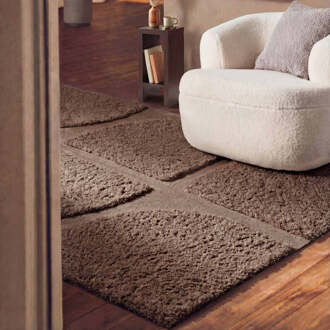 Ted Baker Vloerkleed Jasper Rechthoekig - Bruin 180x120cm - Polyester - Dekbed-Discounter.nl