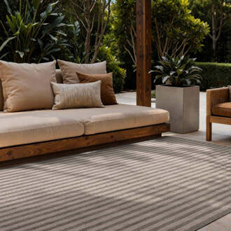 Ted Baker Vloerkleed Linley Rechthoekig - Grijs Wit 300x200cm - Polypropyleen - Dekbed-Discounter.nl