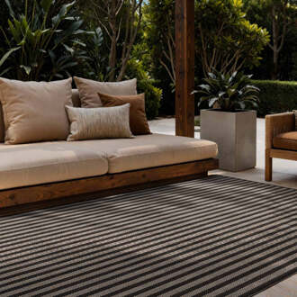 Ted Baker Vloerkleed Linley Rechthoekig - Zwart Wit 300x200cm - Polypropyleen - Dekbed-Discounter.nl