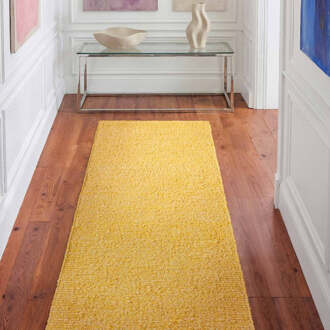 Ted Baker Vloerkleed Portobello Rechthoekig - Geel 200x80cm - Polyester - Dekbed-Discounter.nl