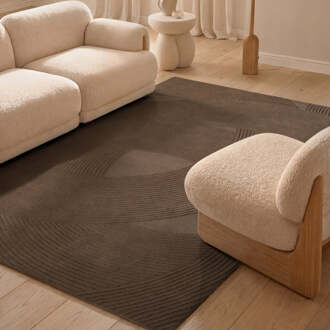 Ted Baker Vloerkleed Victoria Rechthoekig - Bruin 230x160cm - Wol - Dekbed-Discounter.nl