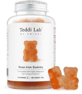 Teddi Lab Rose Iron Gummy 60 gummies