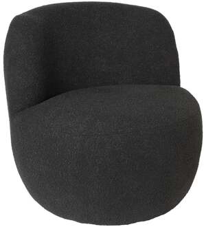 Teddy fauteuil - zwart - ø73.5x71.5 cm