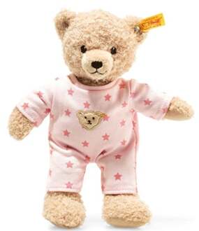 Teddy & Me Knuffelbeer met roze pyjama - 25 cm Multikleur