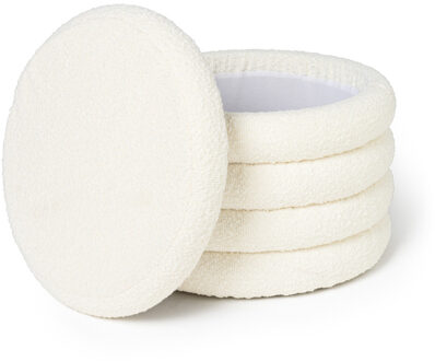 Teddy poef gelaagd met opbergruimte - Troyes - ø41x32.5 cm