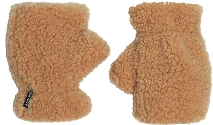 Teddy vingerloze wanten Ariel  bruin - One Size,