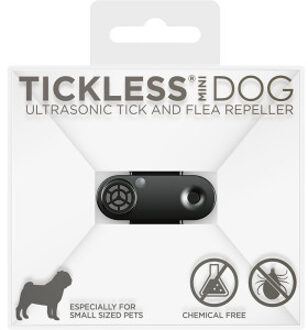 teek en vlo afweer voor kleine hond zwart