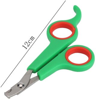Teen Clipper Schaar Hond Kat Puppy Manicure Claw Cutter Trimmer Roestvrij Staal Pet Nail Grooming Tool 12X6X3Cm groen