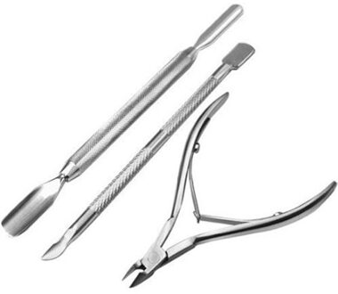 Teen Nagelknipper 3PC Nail Correctie Tangen Clipper Snijders Dode Huid Vuil Remover Podologie Pedicure Care Tool JAN10
