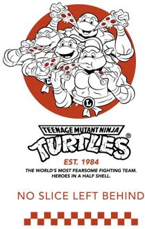 Teenage Mutant Ninja Turtles By The Slice Unisex T-Shirt - Wit - XL