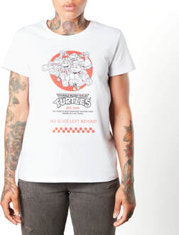 Teenage Mutant Ninja Turtles By The Slice Women's T-Shirt - Wit - M