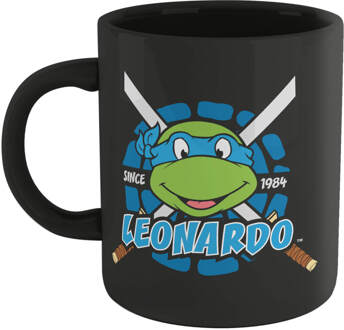 Teenage Mutant Ninja Turtles Leonardo Mug - Black Zwart