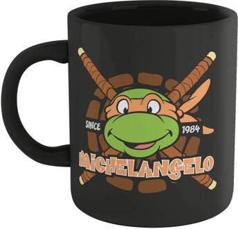 Teenage Mutant Ninja Turtles Michaelangelo Mug - Black Zwart