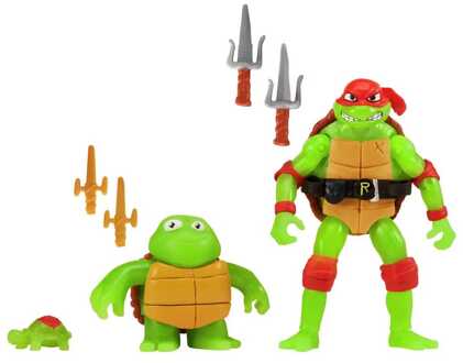 Teenage Mutant Ninja Turtles: Mutant Mayhem Action Figure 3-Pack Raphael Evolution 10 cm