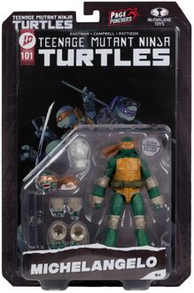 Teenage Mutant Ninja Turtles (Page Punchers) Michelangelo 5in Action Figure with Comic McFarlane Toys