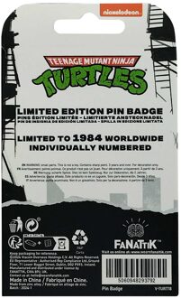 Teenage Mutant Ninja Turtles Pin Badge 40th Anniversary Limited Edition