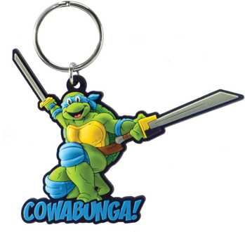 Teenage Mutant Ninja Turtles Soft Touch PVC Bag Clip Leonardo