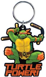 Teenage Mutant Ninja Turtles Soft Touch PVC Bag Clip Michelangelo
