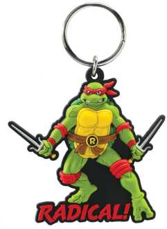 Teenage Mutant Ninja Turtles Soft Touch PVC Bag Clip Raphael