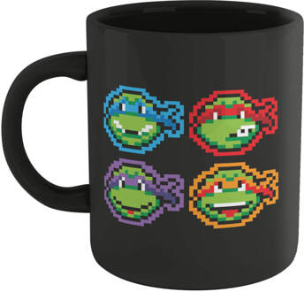 Teenage Mutant Ninja Turtles Team Turtles Mug - Black Zwart