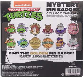 Teenage Mutant Ninja Turtles World Pin Badge Display (12)