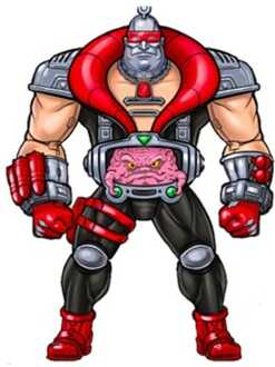 Teenage Mutant Ninja Turtles x G.I. Joe Crossover Classics Action Figure Krang Droid x Destro 12 cm