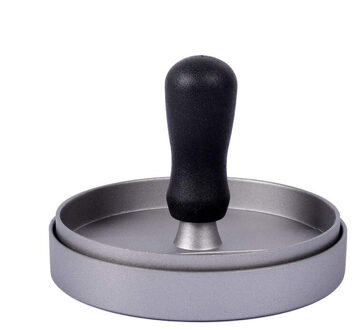 TEENRA 12 cm Ronde Burger Druk Hamburger Maker Lichtmetalen Hamburger Mal Vorm Pers Aluminium Vlees Rundvlees Gereedschap