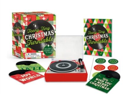 Teeny-Tiny Christmas Turntable: Includes 3 Holiday Lps To Play! [with Battery] - Rp Minis - Matt Shiverdecker