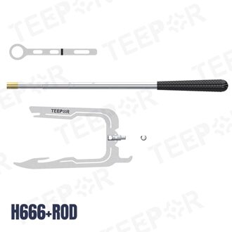 Teepor Dock Haak Lange Afstand Threader Gratis) H666 met Rod