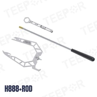 Teepor Dock Haak Lange Afstand Threader Gratis) H888 met Rod