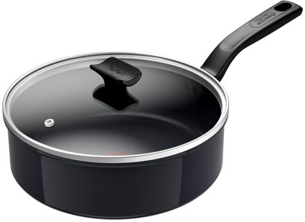 Tefal C47632 Hapjespan 24cm + deksel Change Black Pan Zwart