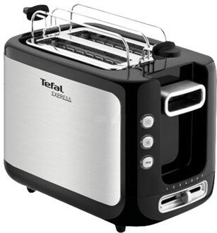 Tefal TT3650 Express Broodrooster Zilver, Zwart