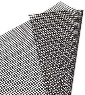 Teflon Barbecue Mat Non-stick Bbq Brandende Mat Mesh Sheet Food Grade Gecoat Outdoor Barbecue Mat Tool zwart