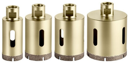 Tegel-diamantboorkronen set | "Dry" | (4-delig) - 628319000