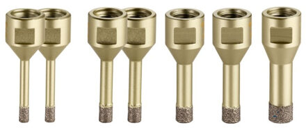 Tegel-diamantboorkronen set | "Dry" | (7-delig) - 628321000